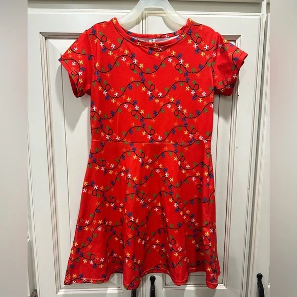 Bon Temps Boutique Dresses | Bon Temps Boutique Dress Size Small (About Size 5/6t). Euc Christmas Dress. | Color: Red | Size: 6g | Cecilyac's Closet